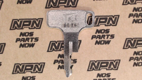 NOS Honda OEM Ignition Switch & Lock Key Ward Cut Single Groove T1645