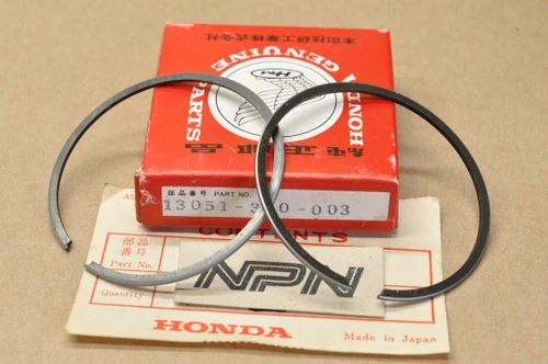 NOS Honda CR125 Standard Size Piston Ring Set 13051-360-003