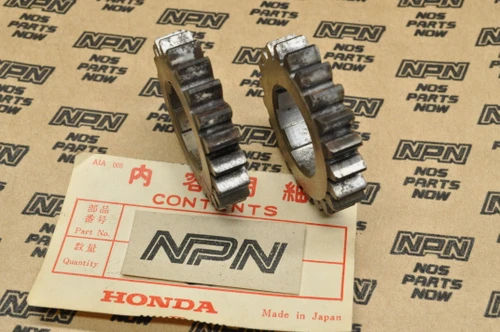 NOS Honda SL350 CB350 CL350 Transmission Primary Drive Gear Qty 2 13611-286-020