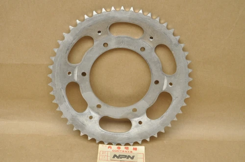 NOS Honda 1975-76 CR250 M Elsinore Rear Drive Sprocket Offset 49T 41201-381-820