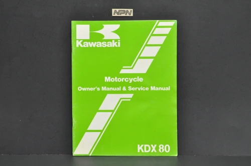Vintage Kawasaki 1984 KDX80 C2 Motorcycle Service Shop Repair Owners Manual