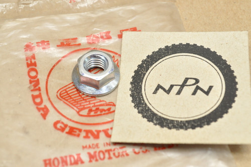 NOS Honda ATC250 ATC70 CB400 CB450 CB750 CBX CR500 TRX90 VT1100 VT500 VT600 XL600 XR600 Flange Nut 94050-08080 NOS Honda ATC250 ATC70 CB400 CB450 CB750 CBX CR500 TRX90 VT1100 VT500 VT600 XL600 XR600 Flange Nut 94050-08080