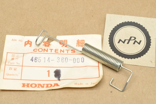 NOS Honda 1974-75 CR125 M Elsinore Rear Brake Pedal Return Spring 46514-360-000
