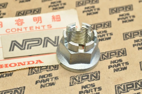 NOS Honda CB550 CB650 CB750 CB900 CBX CR250 GL1100 Axle Nut 18mm  90305-393-000