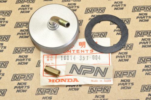 NOS Honda CR250 M Carburetor Top Set Cap 16014-357-004