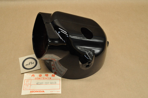 NOS Honda CA175 CL125 SS125 Headlight Bucket Case in Black 61301-230-681 B