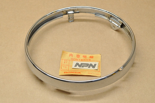 NOS Honda CB650 CB750 CBX GL1100 Gold Wing Head Light Bezel Ring 33101-422-671