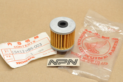 NOS Honda 1986-87 ATC125 M 87-88 TRX125 Foutrax Oil Filter Element 15412-HB6-003