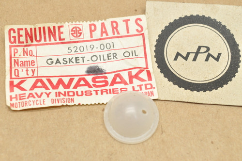 NOS Kawasaki 1972-75 H2 Mach IV Chain Oil Tank Gasket 52019-001