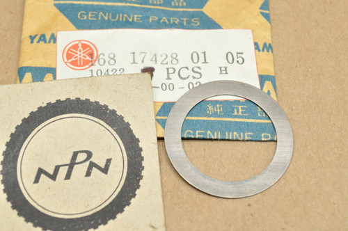 NOS Yamaha DT400 IT400 MX250 RD400 RT1 TX500 TY250 XT500 Axle Shim 168-17428-01-05