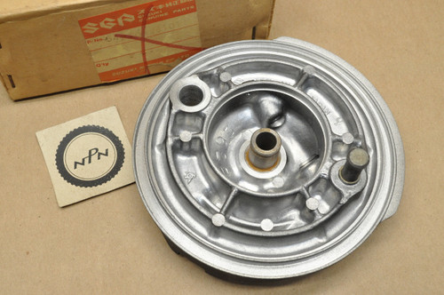 NOS Suzuki 1974-76 TM75 1975-77 TS75 Front Brake Panel Hub 54210-26101