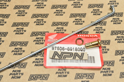 NOS Honda XL125 XL185 XR200 Rear Wheel Spoke BS , Nipple & Washer 97506-69180-Q0