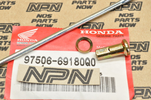 NOS Honda XL125 XL185 XR200 Rear Wheel Spoke BS , Nipple & Washer 97506-69180-Q0