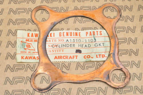 NOS Kawasaki A1 Samurai A7 Cylinder Head Gasket 11004-023 , A1510-1103