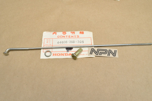 NOS Honda MT250 K0-1976 Elsinore Front Wheel Spoke Set C 44608-358-305