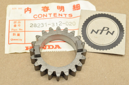 NOS Honda SL350 K1-K2 Kick Start Starter Gear 28231-312-020