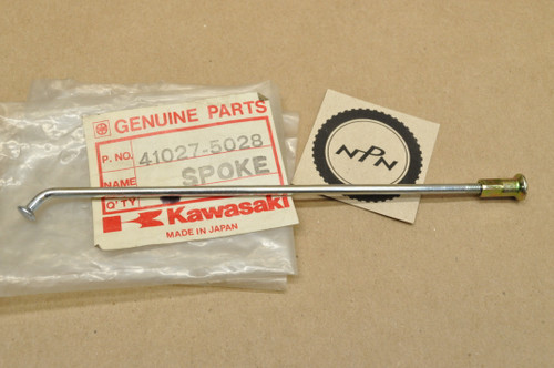 NOS Kawasaki 1980-83 KDX80 1979-80 KX80 Rear Wheel Spoke & Nipple 41027-5028