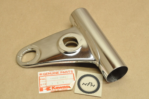 NOS Kawasaki 1982 KZ440 Chrome Left Front Fork Headlight Light Mount Ear 44033-1082