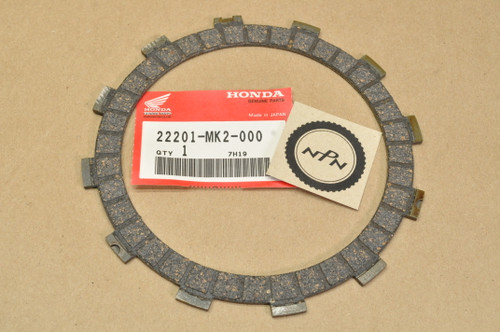 NOS Honda CB72 CB77 CL72 CL77 GB500 NX650 XL600 XR500 XR600 Clutch Friction Disk 22201-MK2-000