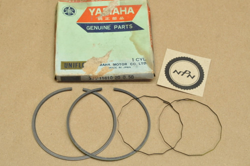 NOS Yamaha 1972-73 CT2 CT3 .50 Oversize Piston Ring Set for 1 Piston 314-11610-20