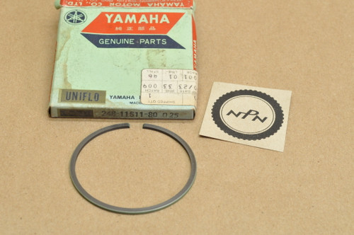 NOS Yamaha AT1 .25 Oversize Piston Ring for 1 Piston = 1 Rings 248-11611-80