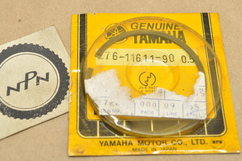 NOS Yamaha 1970-71 HT1 .50 Oversize Piston Ring for 1 Piston = 1 Ring 276-11611-90