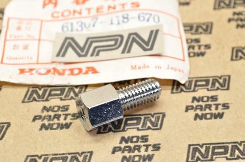 NOS Honda SL70 Head Light Case Setting Stay Bolt 61307-118-670