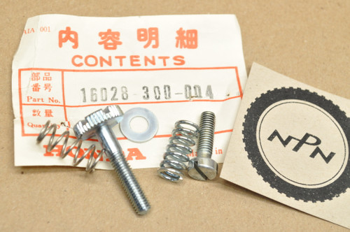 NOS Honda CB750 K1-1976 CB750 F K0-1976 Carburetor Screw Set B 16028-300-004