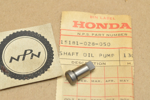 NOS Honda ATC90 CL90 CT90 S90 SL90 ST90 Oil Pump Drive Shaft 15181-028-050