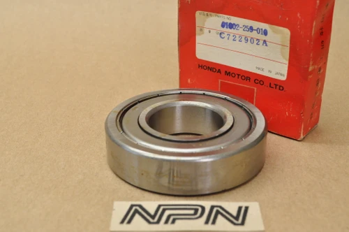 NOS Honda CA72 CA77 CB72 CB77 Crank Shaft Ball Bearing 91002-259-010