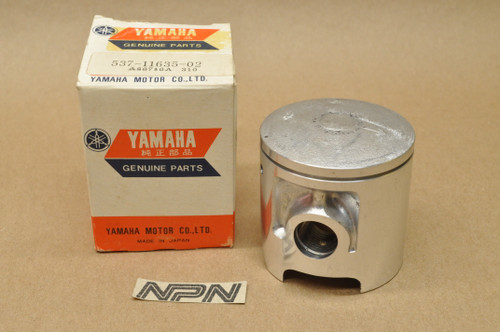 NOS Yamaha 1976 MX125 1974-77 YZ125 .25 Oversize Piston 537-11635-02