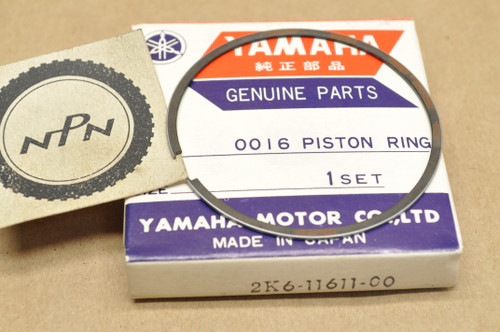 NOS Yamaha 1978-81 YZ125 Standard Size Piston Ring for 1 Piston= 1 Ring 2K6-11611-00
