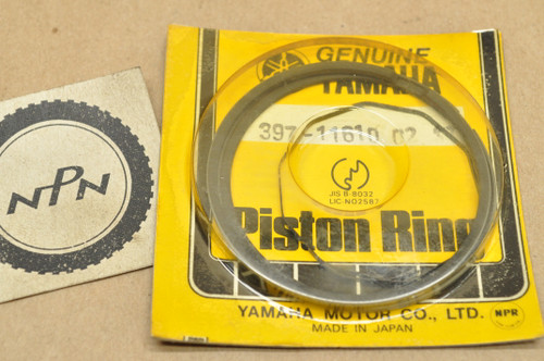 NOS Yamaha 1974-76 RD200 Standard Size Piston Rings for 1 Piston= 3 Rings 397-11610-02