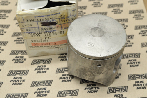 NOS Yamaha 1983-84 YZ125 .50 Oversize Piston 39W-11636-01