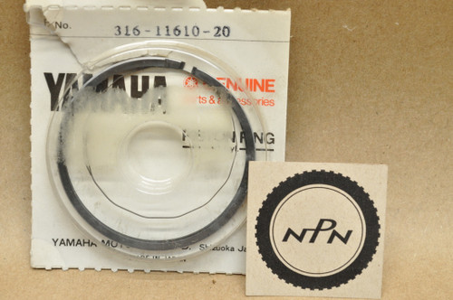 NOS Yamaha 1972 AT2 1973 AT3 .50 Oversize Piston Ring Set 316-11610-20