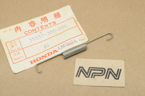 NOS Honda CB750 K0-1976 Brake Stop Switch Spring 35357-300-000