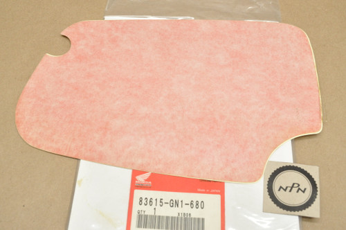 NOS Honda 1987 XR100 XR80 Red Left Side Cover Panel Decal Sticker 83615-GN1-680