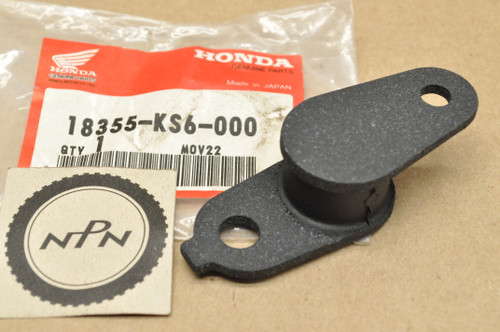NOS Honda CR125 R CR250 R CR500 CR80 Exhaust Muffler Stay Bracket 18355-KS6-000