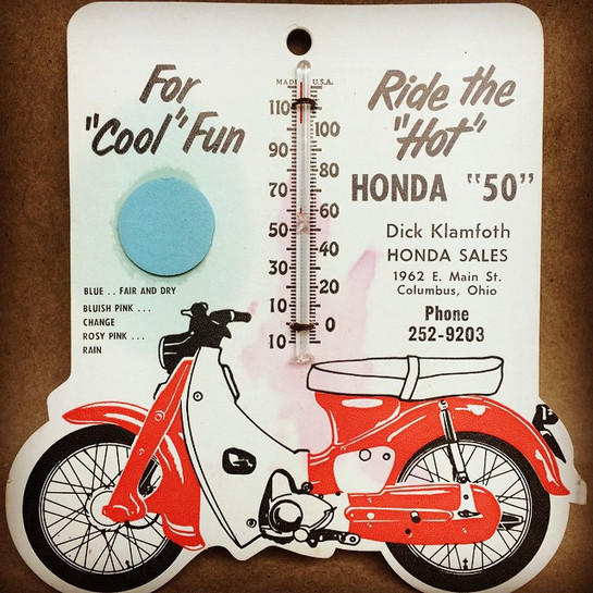 vintage honda motorcycle ads