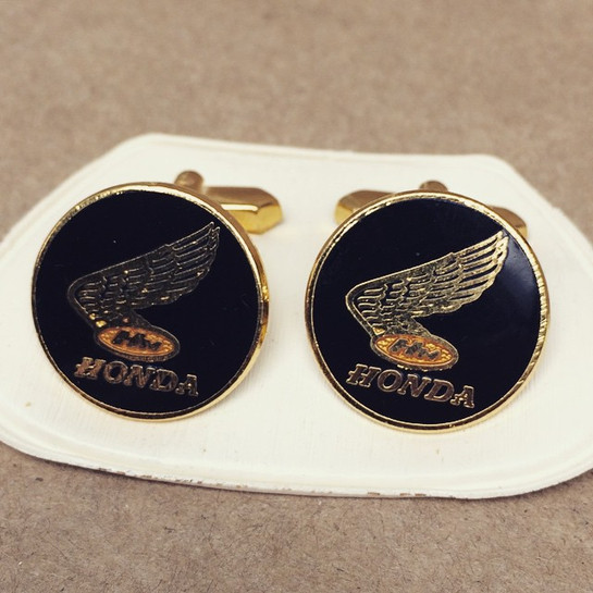 Vintage Honda Motorcycle Cufflinks