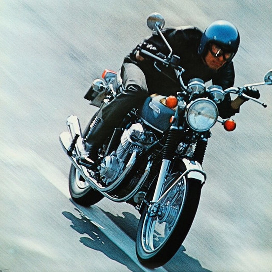 Image from a Huge Old 1969 Honda CB750 Poster