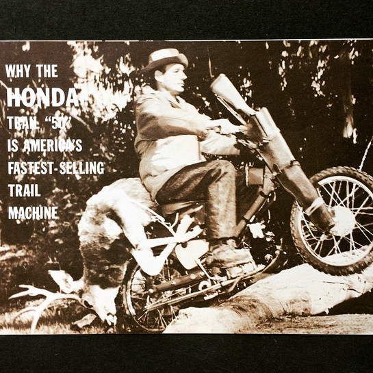 Cover of Brochure from Honda's First Trail Bike