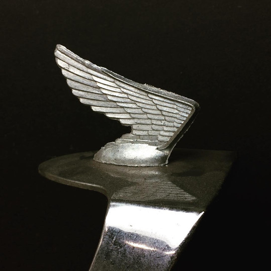 Vintage Honda Motorcycle Fender Tip Accessory