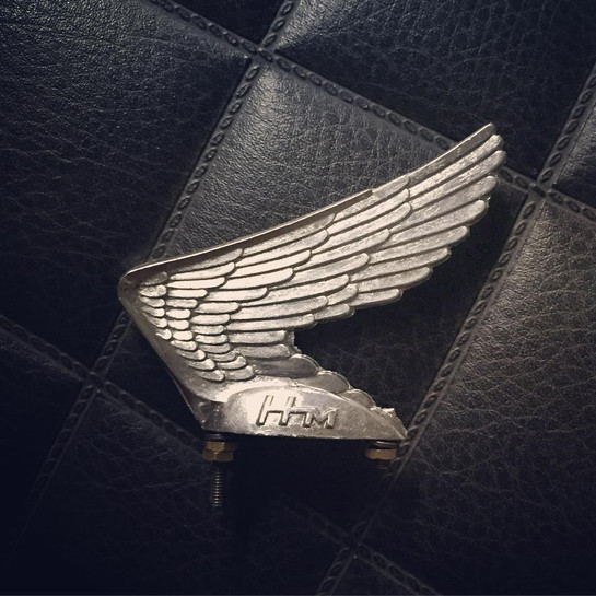 Vintage Honda Motorcycle Period Accessory Fender Ornament