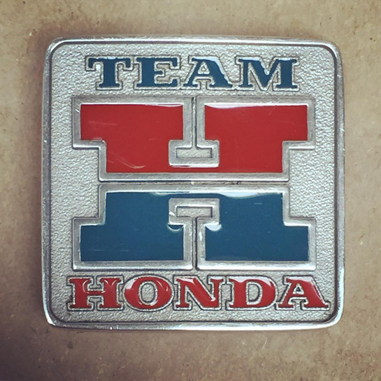 Vintage 1983 Honda Motorcycle Factory Assessory Hondaline Belt Buckle