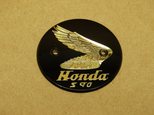 NOS Honda S90 Sport 90 Gas Tank Right Emblem Badge 87121-028-600