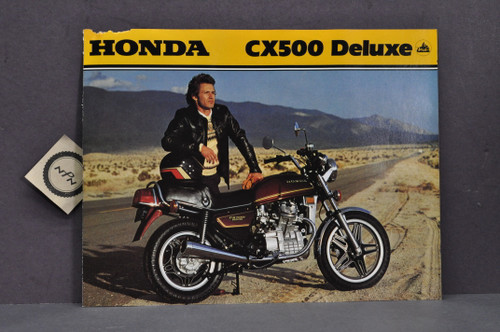 NOS Vintage 1979 Honda CX500 D Deluxe Motorcycle Brochure