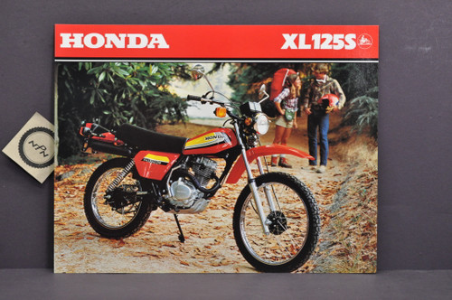 Vintage NOS 1979 Honda XL125 S Brochure Spec Sheet Flyer - NOS