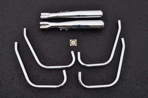 NOSホンダ1977 CB500 マフラー4-2 CB550 CB500 NOS Honda CB500 CB550 MC Exhaust Muffler Header 4 into 2 Set