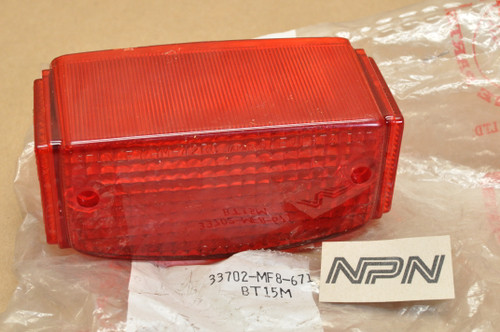 Red Tail Light Lens – Fits Honda CH80 Elite 1985-2007, Replaces 33702-MF8-671